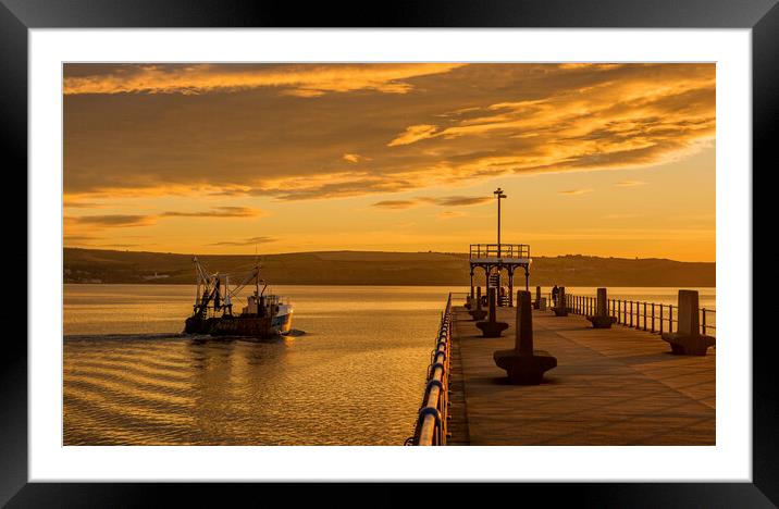 Serenity at Sunrise Framed Mounted Print by Tim Hill
