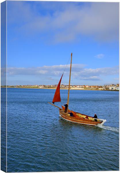 Serenity in Bridlington Harbour Canvas Print by Steve Smith