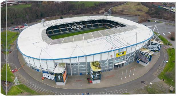 The MKM Stadium Canvas Print by Apollo Aerial Photography