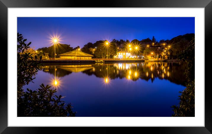 Enchanting Autumn Night at Newmillerdam Framed Mounted Print by Tim Hill
