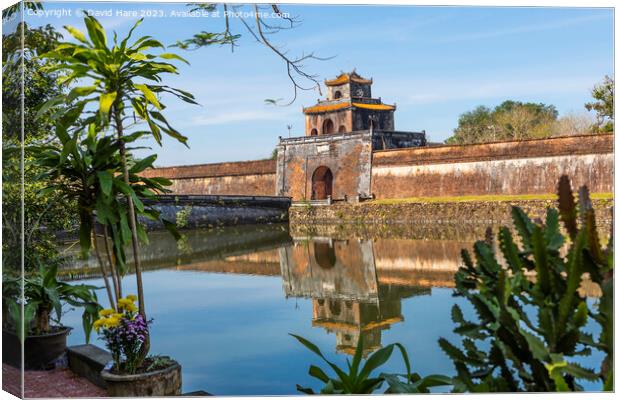 Hue Imperial Palace Gateway Canvas Print by David Hare