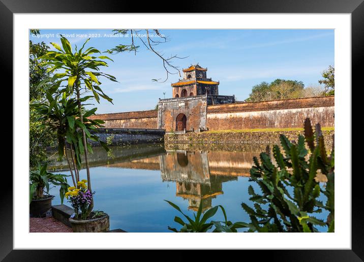 Hue Imperial Palace Gateway Framed Mounted Print by David Hare