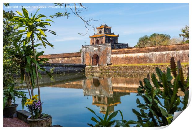 Hue Imperial Palace Gateway Print by David Hare