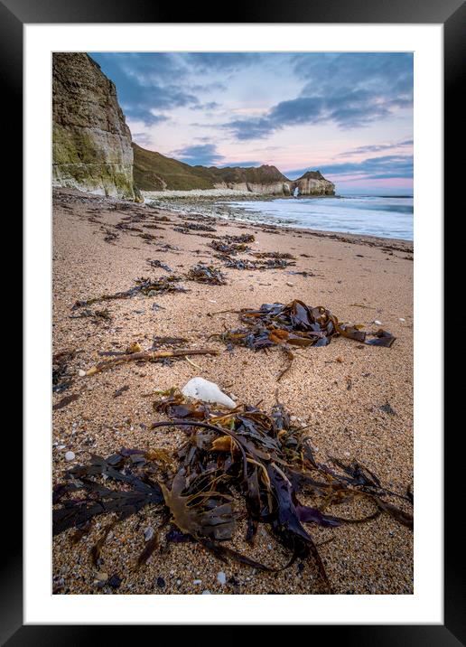 Dawn at Thornwick Cove Framed Mounted Print by Tim Hill