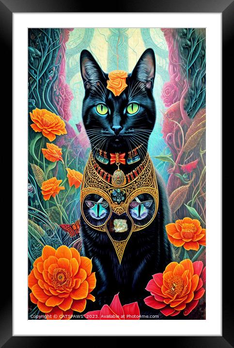 CAT-EGORICAL Framed Mounted Print by CATSPAWS 