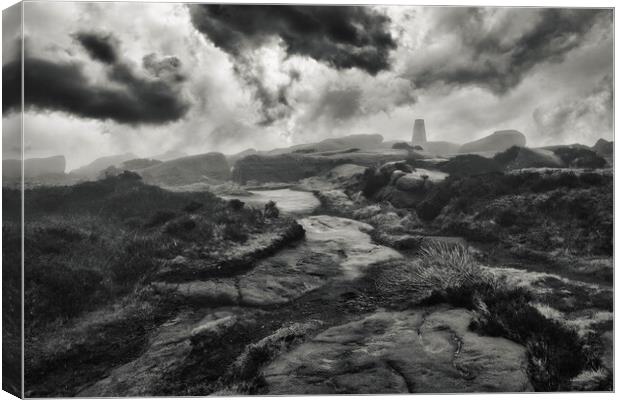 Mysterious Trig Point Canvas Print by Tim Hill