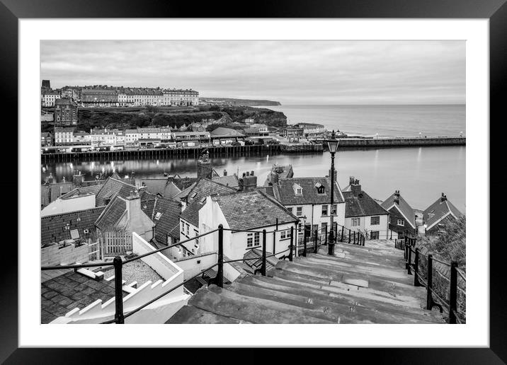 199 Steps Whitby Framed Mounted Print by Tim Hill