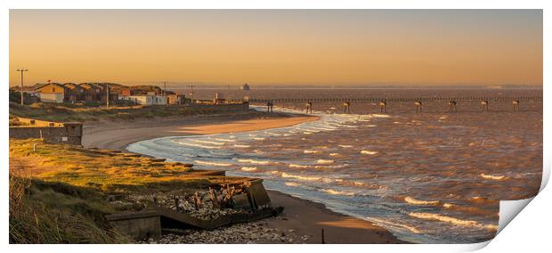 Abandoned Beauty at Spurn Point Print by Tim Hill