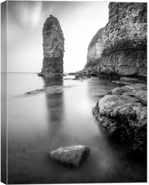 Majestic Chalk Sea Stack Canvas Print by Tim Hill