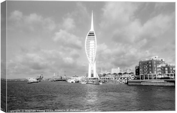 Spinnaker Tower Portsmouth Canvas Print by Stephen Young