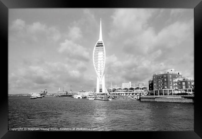 Spinnaker Tower Portsmouth Framed Print by Stephen Young