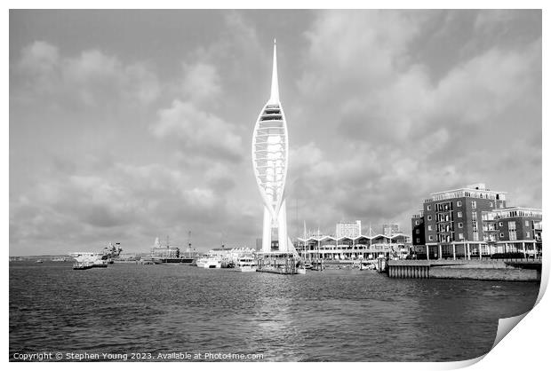 Spinnaker Tower Portsmouth Print by Stephen Young
