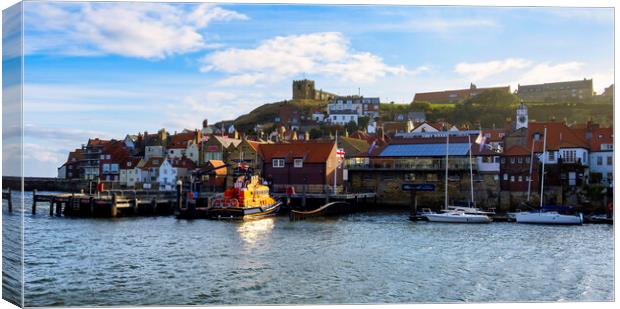 Whitby Lifeboat Yorkshire Coast Canvas Print by Tim Hill