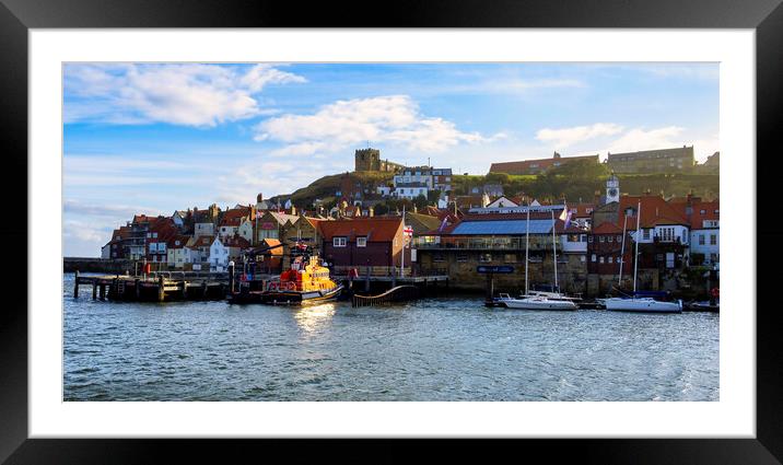 Whitby Lifeboat Yorkshire Coast Framed Mounted Print by Tim Hill