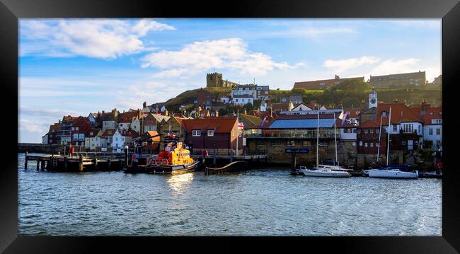 Whitby Lifeboat Yorkshire Coast Framed Print by Tim Hill