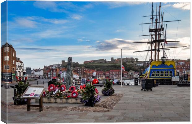 Whitby Remembers Canvas Print by Tim Hill