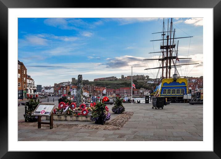 Whitby Remembers Framed Mounted Print by Tim Hill