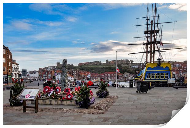 Whitby Remembers Print by Tim Hill
