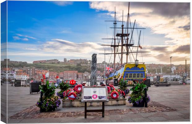 HMS Endeavour Whitby Canvas Print by Tim Hill