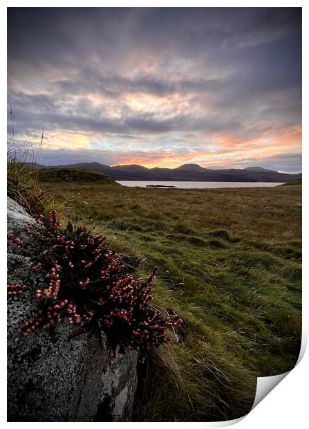 Isle of Skye landscape Print by Jolanta Kostecka