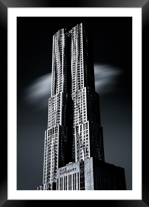 8 Spruce Street, NYC Framed Mounted Print by Chris Lord