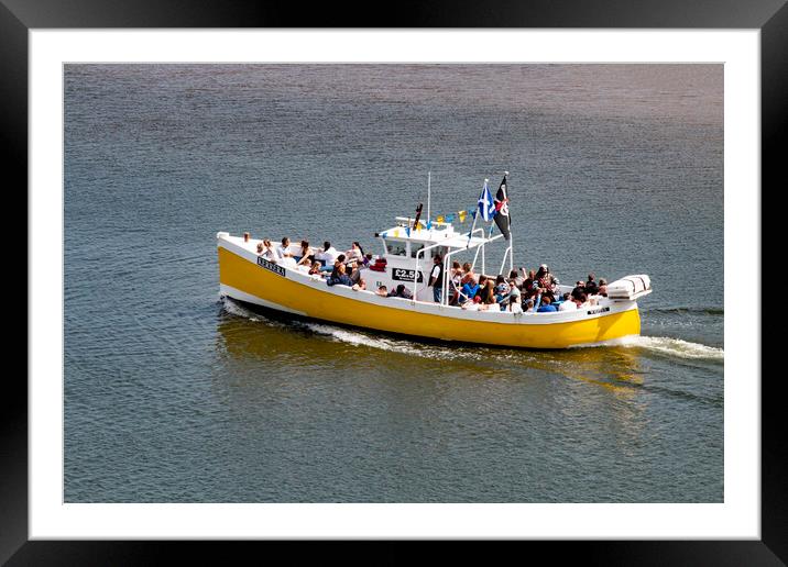 Kerrera Whitby Pleasure Boat Framed Mounted Print by Glen Allen