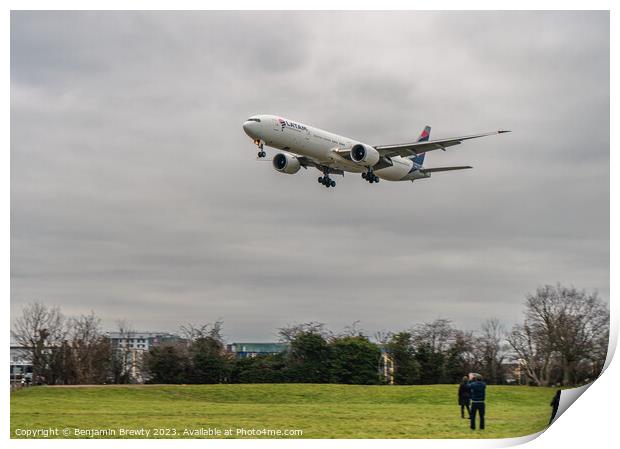 LATAM Airlines Print by Benjamin Brewty