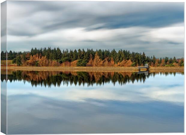 Redmires Reservoir, Peak District Canvas Print by Darren Galpin