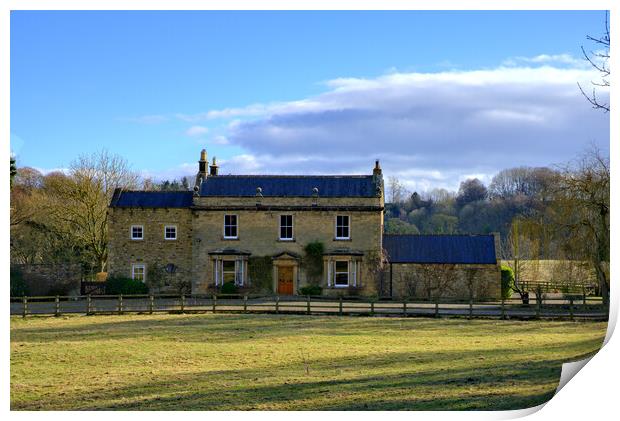 Easby House A Stunning Country Estate Print by Steve Smith