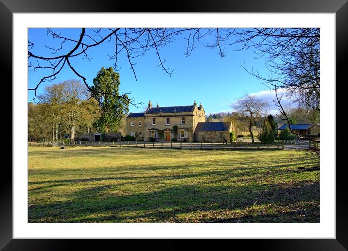 Easby House, Easby, Richmond Framed Mounted Print by Steve Smith