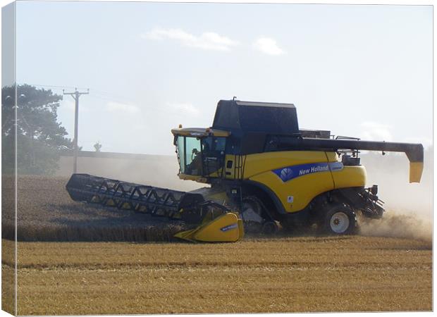 New Holland with dust Canvas Print by Paul Potts