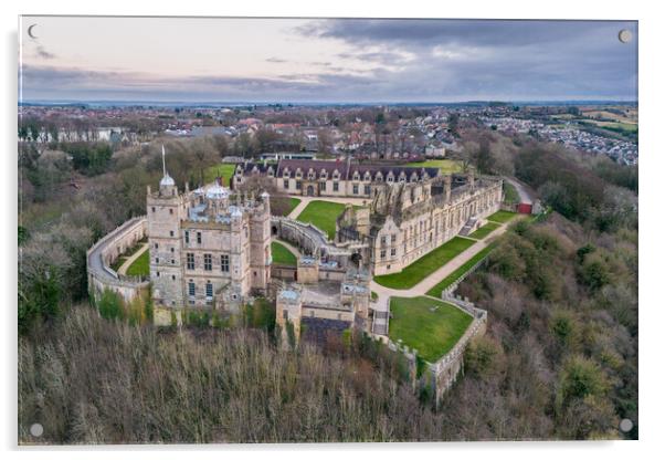 Bolsover Castle Acrylic by Apollo Aerial Photography