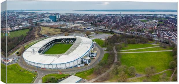 The MKM Stadium  Canvas Print by Apollo Aerial Photography