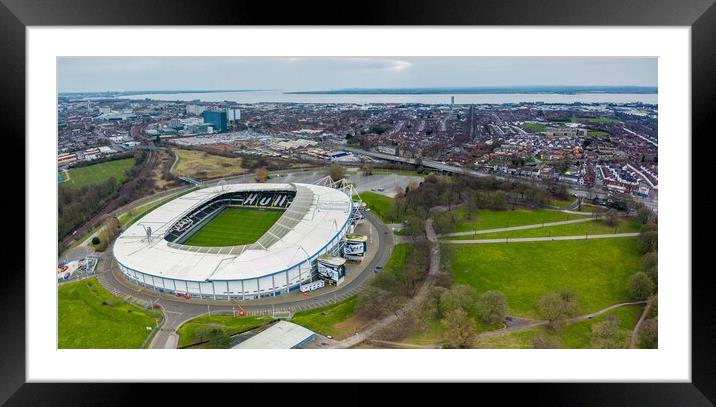 The MKM Stadium  Framed Mounted Print by Apollo Aerial Photography