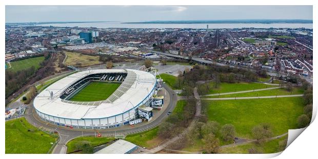 The MKM Stadium  Print by Apollo Aerial Photography