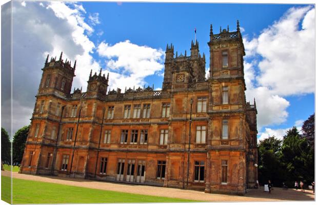Majesty and History at Highclere Castle Canvas Print by Andy Evans Photos