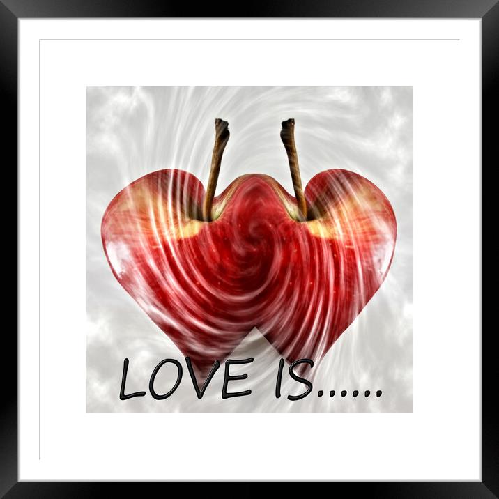 LOVE IS...... Framed Mounted Print by JC studios LRPS ARPS