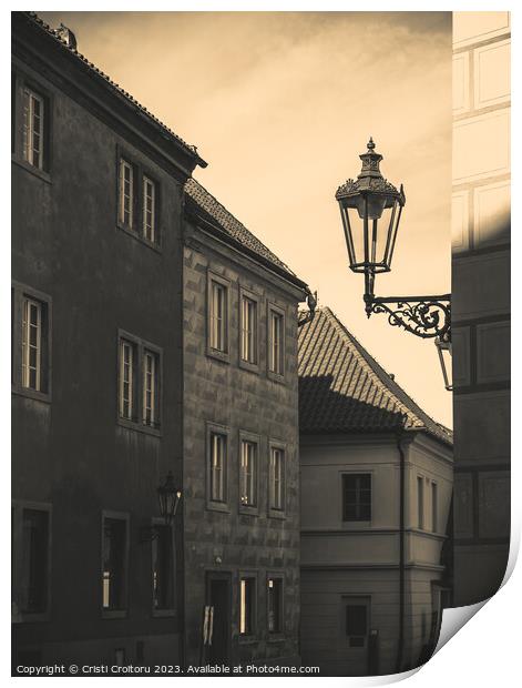 The old town of Prague Print by Cristi Croitoru