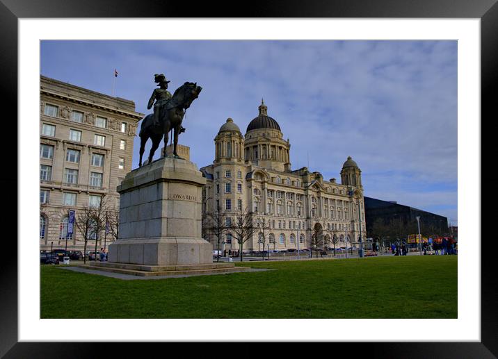 Regal Tribute at Pier Head Framed Mounted Print by Steve Smith