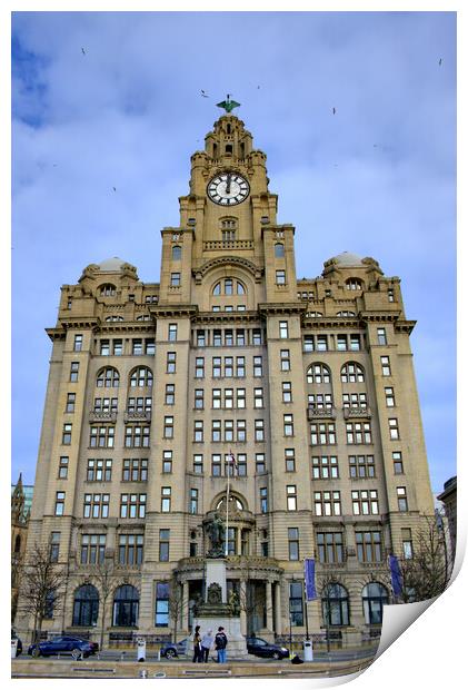 Liver Building Liverpool Print by Steve Smith