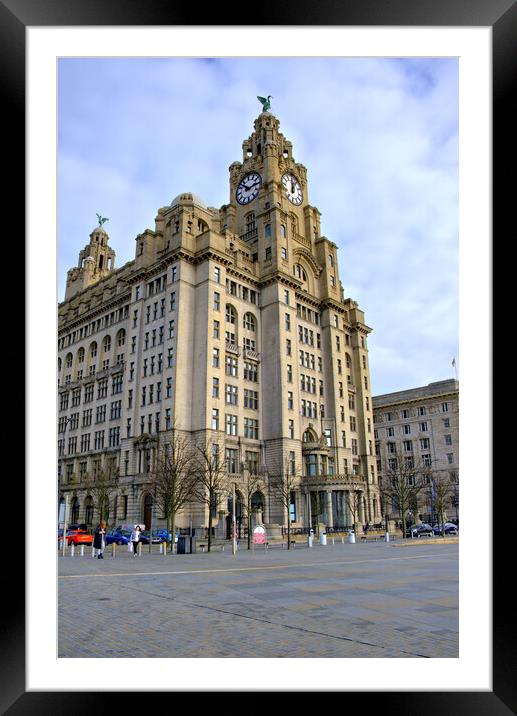 Iconic Landmark of Liverpool Framed Mounted Print by Steve Smith