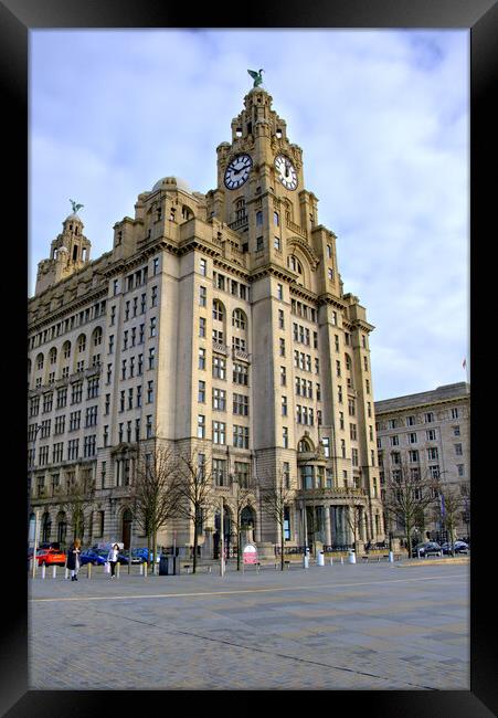 Iconic Landmark of Liverpool Framed Print by Steve Smith
