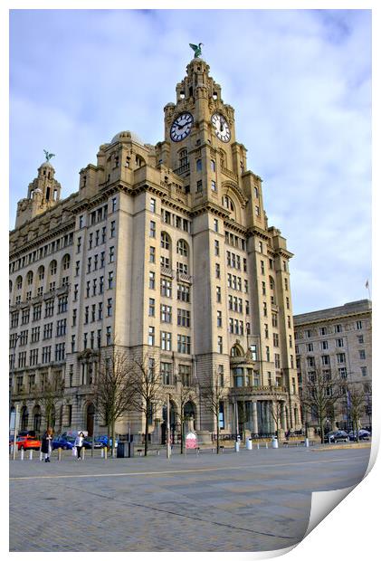 Iconic Landmark of Liverpool Print by Steve Smith