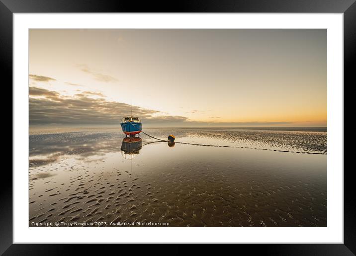 Serenity in Isolation Framed Mounted Print by Terry Newman