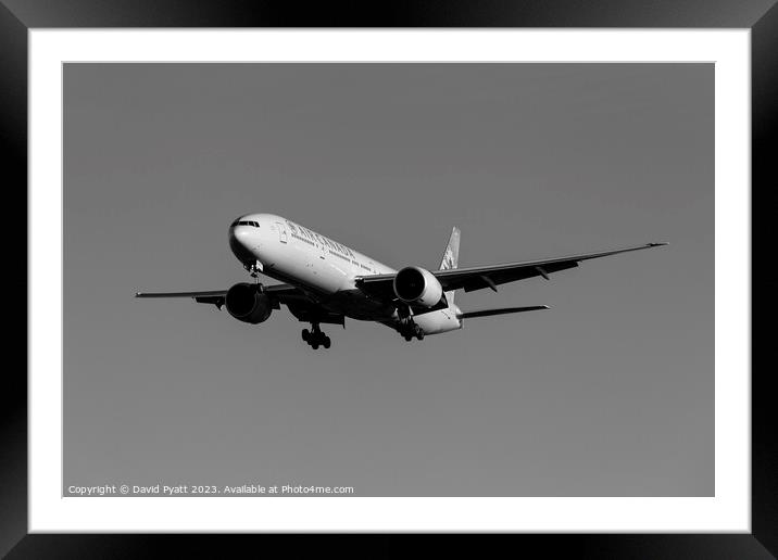 Air Canada Boeing 777-333    Framed Mounted Print by David Pyatt