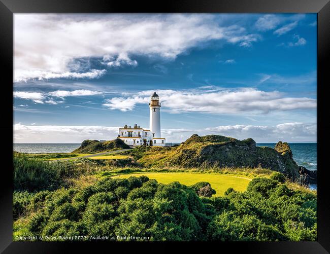 Turnberry Lighthouse: A Historic Ayrshire Landmark Framed Print by Peter Gaeng