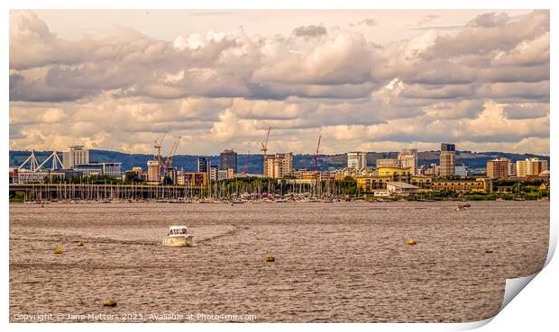 Cardiff Bay  Print by Jane Metters