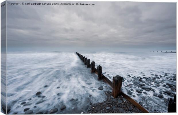 Barmouth seascape Canvas Print by carl barbour canvas