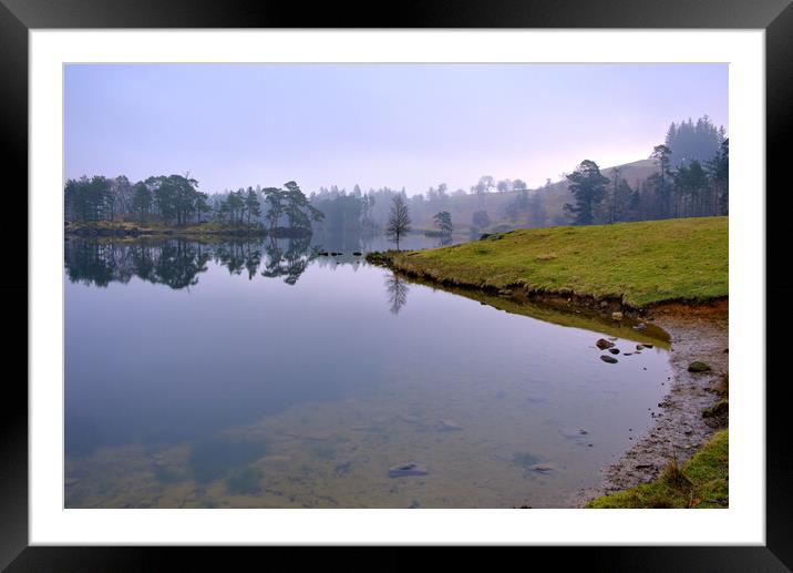 Tarn Hows Lake District Framed Mounted Print by Steve Smith