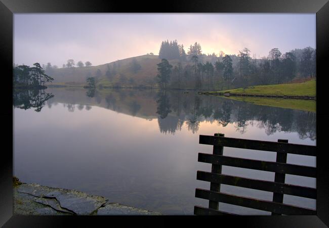 Tarn Hows Lake District Framed Print by Steve Smith